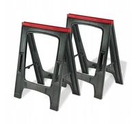 Keter Folding Sawhorse Twin Pack, 23 Inch Size