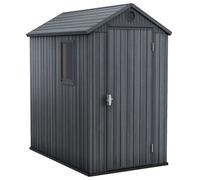 Keter Garden Shed Darwin 46 Grey Woodlook Shed Tool Store House Organiser