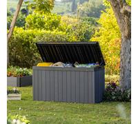 Keter Grey 570L Garden Storage Box (H)782mm (W)1425mm