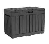 2in1 Garden Storage Box Chest & Seat Lockable 190L Patio Balcony Sturdy Lid HQ