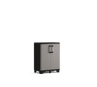 Keter Low Pro Storage Cabinet Black And Grey 249837