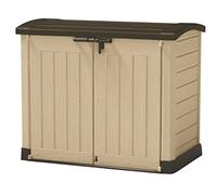 Keter Store It Arc Outdoor Garden Shed, 1200 Litres, Taupe/Beige