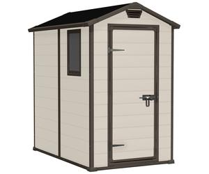 Keter Manor Apex Outdoor Garden Storage Shed 4 x 6ft - Brown
