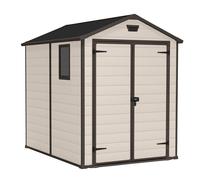 Keter Manor Outdoor Apex Double Door Garden Storage Shed 6 x 8ft