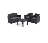 Keter Marie 4-seater Lounge Set - Graphite
