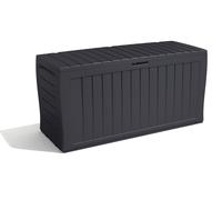 Keter Marvel+ 270L Outdoor 65% Recycled Garden Furniture Storage Box Graphite Wo