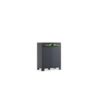 Keter Low Storage Cabinet Moby Graphite Grey 100 cm