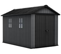 Keter Newton Plus Apex Outdoor Storage Shed 7.5x11ft - Grey