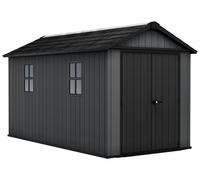 Keter Newton Plus Apex Outdoor Storage Shed 7.5x13ft - Grey
