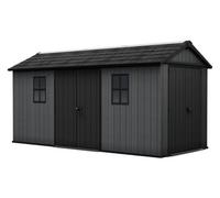 Keter Newton Plus Dual Entry Shed 15X7.5Ft - Grey
