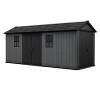 Keter Newton Plus Dual Entry Shed 17X7.5Ft - Grey