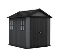 Keter Newton Plus 7 x 7.5ft Grey Steel Double Wall Shed - Size: 7 x 8ft - Wilko