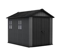 Keter Newton Plus Apex Outdoor Storage Shed Grey - 7.5 x 9ft