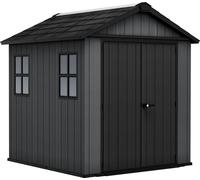 Keter Newton Plus 7 x 7.5ft Grey Steel Double Wall Shed - Size: 7 x 8ft - Wilko
