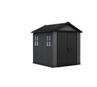 Keter Newton Plus 7 x 7.5ft Grey Steel Double Wall Shed - Size: 7 x 8ft - Wilko
