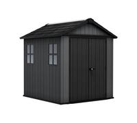 Keter Newton Plus 7 x 7.5ft Grey Steel Double Wall Shed - Size: 7 x 8ft - Wilko