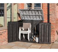 Keter Hideaway 1200L Storage Shed - Grey, Grey