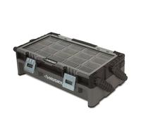 Keter Organiser Tool Case Cantilever Duo M Brown Organiser Tool Storage Box