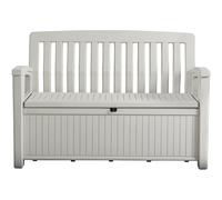 Keter Patio Storage Bench - Lockable 227 L Storage, Weather-Resistant Resin, Seats 2, Easy Assemble, Outdoor Garden Furniture (Code 17202697)
