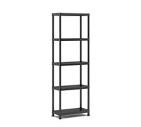 Keter Plus Shelf 5 Shelf Plastic Shelving Unit (H)1740mm (W)600mm (D)300mm