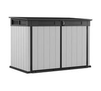 Keter Premier Jumbo 2020L Garden Storage Box Grey Resin Outdoor Lockable Shed UK