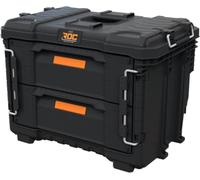 Keter Pro Gear XL Tool Box with 2 Drawers - Black, 56 x 37 x 41 cm