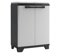 Keter Recycling Cabinet Split Premium Grey and Black 92 cm Recycling Container