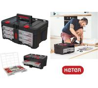 Keter 253380 Stack N Roll 3-Set Organiser