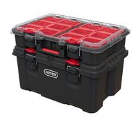 Keter ROC Keter Stack N Roll Deep Toolbox And Large Parts Organiser Ketsnrtb Ketsnrorg