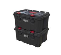 Keter ROC Keter Stack N Roll X2 Deep Tool Box Case Toolboxes Modular Set Ketsnrtb 251492