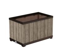 Keter Signature Ashwood Drainage Basin Rectangle Planter & Water Tray