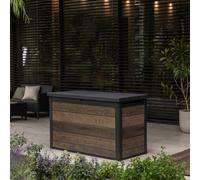 Keter Signature Decocoat Walnut 757L Garden Storage Box 5X2 Ft (H)900mm (W)1517mm
