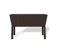 Keter Splendor Graphite Planter 114 x 49.3 x 75.7 cm, Brown, L