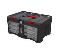 Keter Stack N Roll 3-Set Portable Storage Organizer For Home And Garage