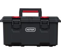 Keter Stack & Roll 21-Inch Toolbox, Modular Tool Storage, Heavy-Duty Plastic, Bl