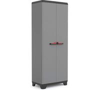 Keter Stilo High Indoor Garage Utility Multi Purpose Cabinet - Dark