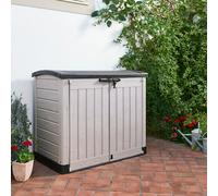 Keter Store-It-Out Arc Beige & Brown 1200L Garden Storage Box (H)1200mm (W)1460mm