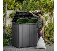 Keter Store It Out Darwin Grey 1150L Pent Garden Storage (H)1200mm (W)1410mm