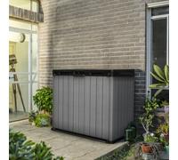 Keter Store It Out Darwin Grey 1150L Pent Garden Storage (H)1200mm (W)1410mm
