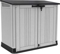 Keter Store It Out Nova Outdoor Garden Furniture Storage Shed Light Grey with...