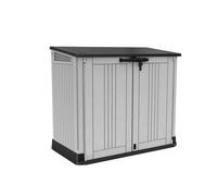 Keter Store it Out Nova Outdoor Garden Storage Shed 32 x 715 x 1135 cm Light Grey with Dark Grey Lid