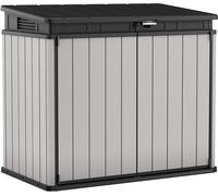 Keter Store It Out Premier XL Outdoor Garden Storage Shed, Grey and Black, 141 X