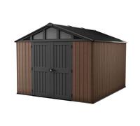 Keter Stronghold 10x11.5ft - Brown, All Weather Resistant, Easy to Clean, Fade-