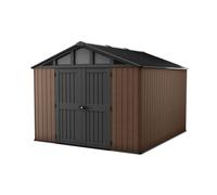 Keter Stronghold 10x11.5ft - Brown, All Weather Resistant, Easy to Clean, Fade-Free