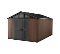 Keter Stronghold 10x15ft - Brown, All Weather Resistant, Easy to Clean, Fade-Free