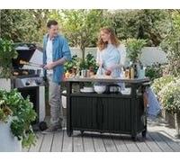 Keter Unity Xl Outdoor Kitchen Cart With Storage - Graphite