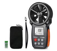 Kethvoz Digital Anemometer Mini KE-866B Wind Meter Wind Speed Meter Gauge with Wind Temperature Measurement for Windsurfing, Dragon Flying, Surfing, Sailing, Fishing