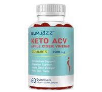 Keto ACV Gummies Boost Mаtabolism with Apple Cider Vinegar Keto Supplements - Gluten-Free - Formula for Men & Women - 1500mg - 60 Count