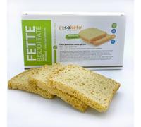 Keto and Gluten-Free Toasted Bread Slices, 1% sugar, 120g (3x40g) - Keto Bread Toast, Bread for Keto Diet, Low Carbohydrate Diet - Low Glycemic Index Bread.