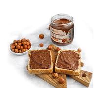 Keto and Protein Cream Hazelnuts and Cocoa Sugar Free Gluten Free 300g SOKETO with Collagen - Protein Keto Diet - Chocolate and Hazelnut Delight 0% Sugar